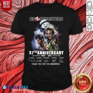 Lovely Chestbusters 37th Anniversary 1984 2021 Thank You For The Memories Signatures Shirt