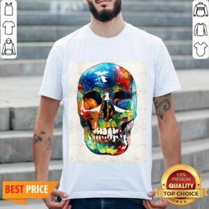 Colorful Skull Day Of The Dead Dia De Muertos Shirt