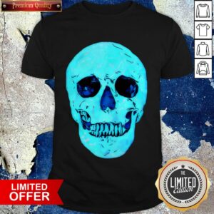 Day Of The Dead Neon Teal Calavera T-Shirt