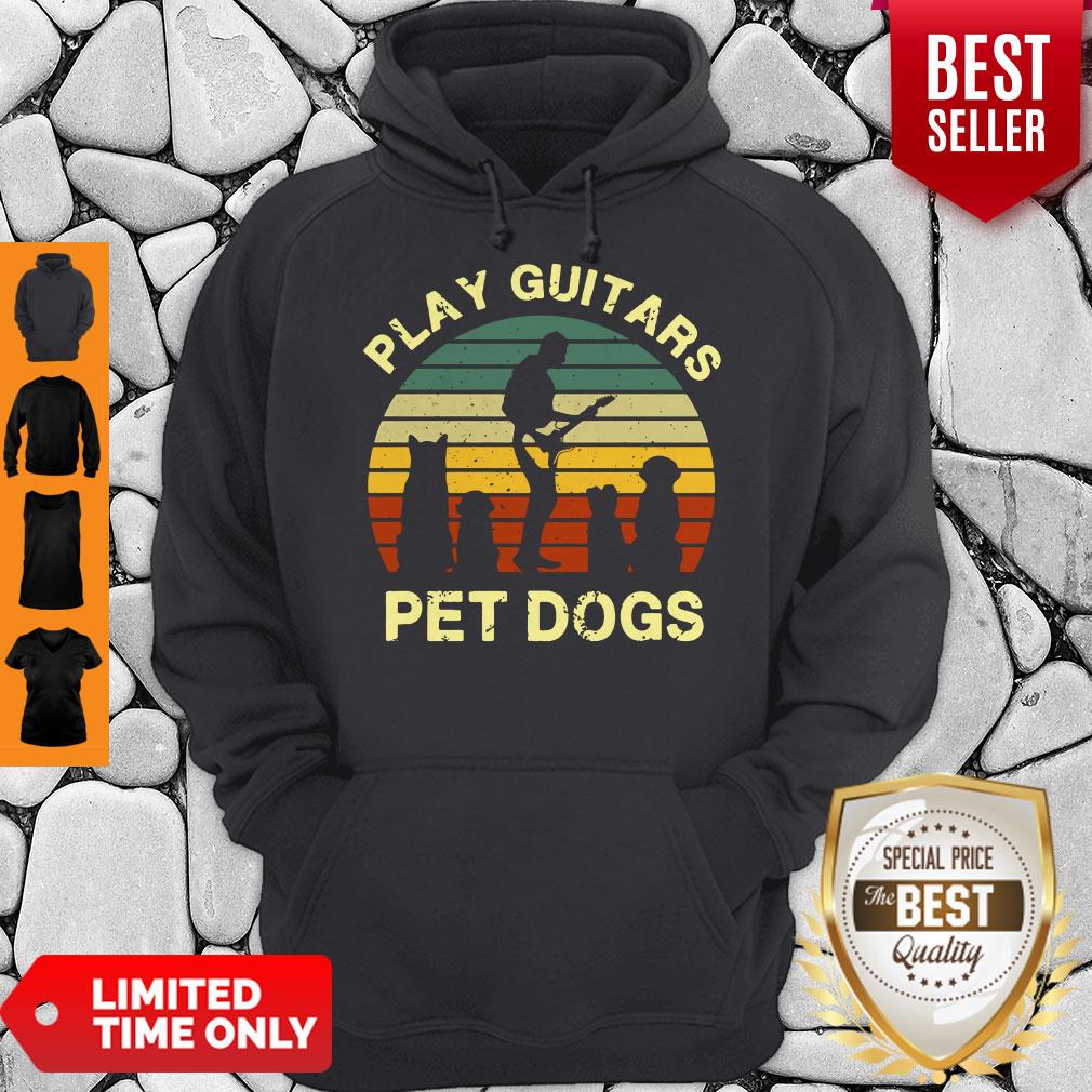 Top Play Guitars Player Pet Dogs Funny Gift For Dog Lovers Shirt