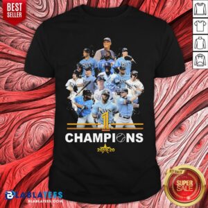 Top Tampa Bay Rays 1 Champions 2019 2020 Shirt