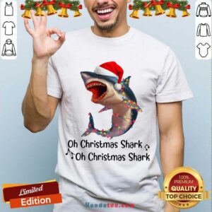 Official Shark Santa Light Oh Christmas Shart Oh Christmas Shark Shirt