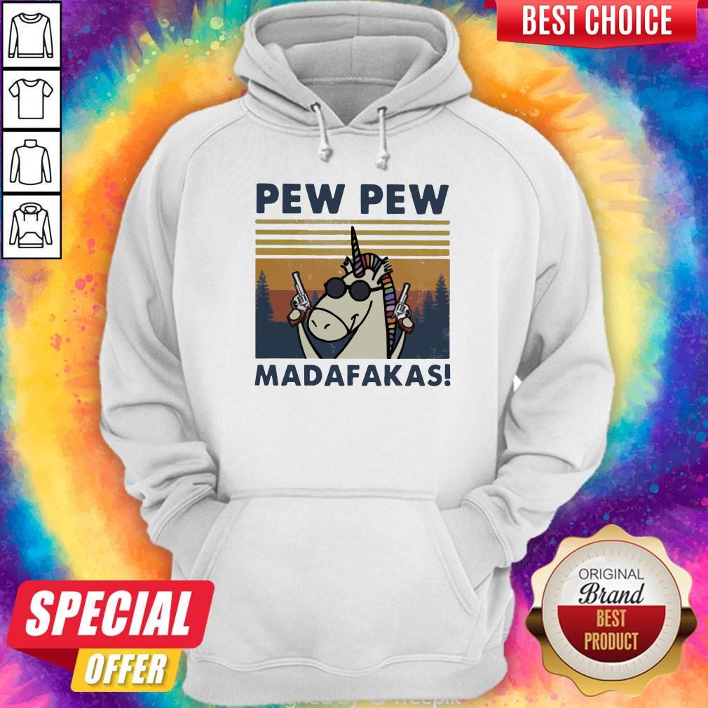 Unicorn Pew Pew Madafakas Vintage Shirt