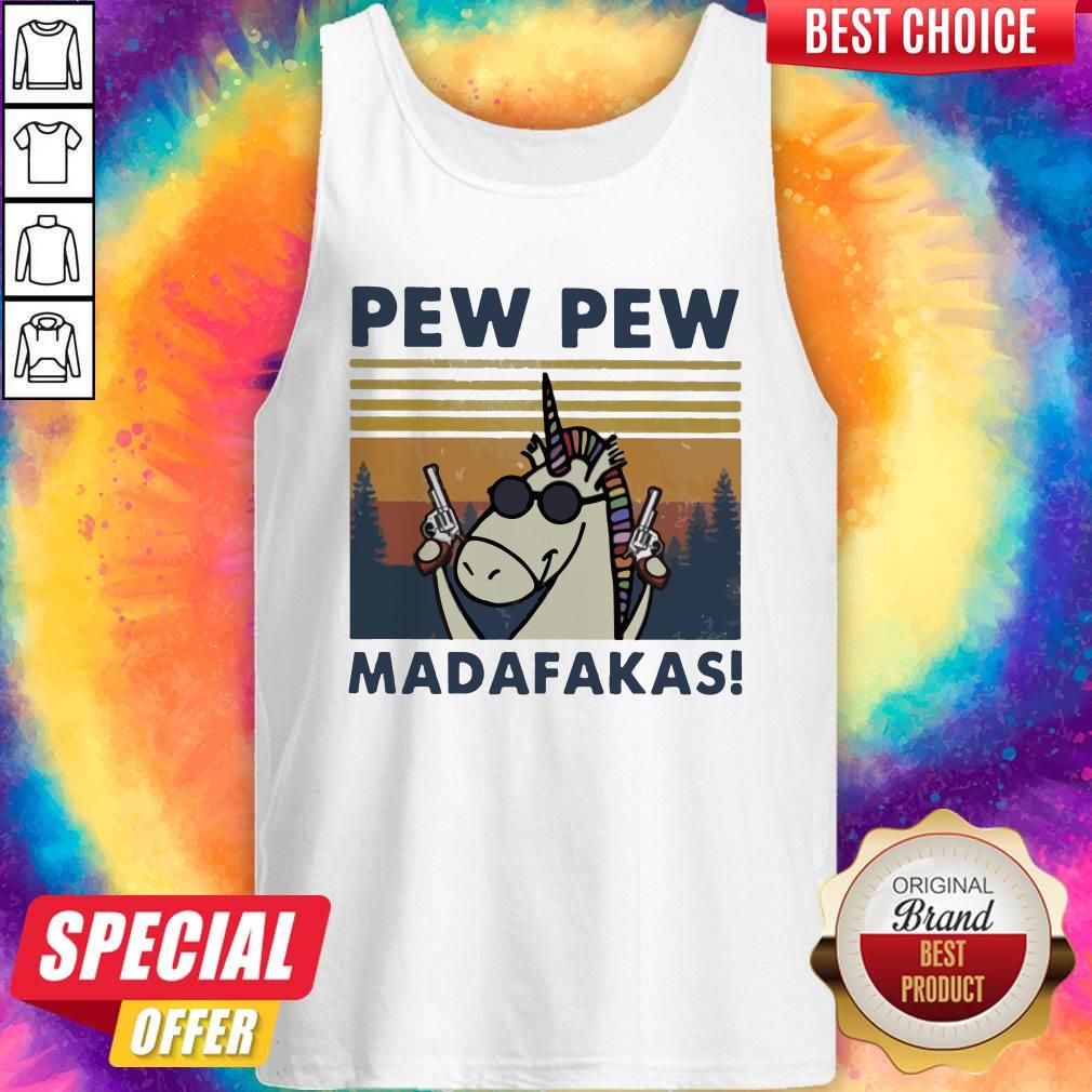 Unicorn Pew Pew Madafakas Vintage Shirt