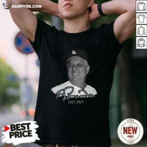 Official Los Angeles Dodgers Tommy Lasorda 1927 2021 Shirt