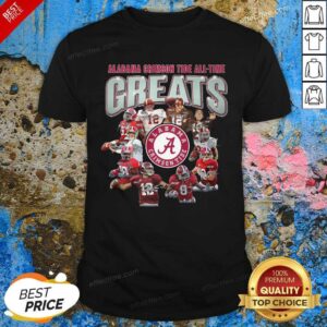 Perfect Alabama Crimson Tide All Time Greats Signatures Shirt