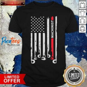 Perfect Machinist American Flag Shirt