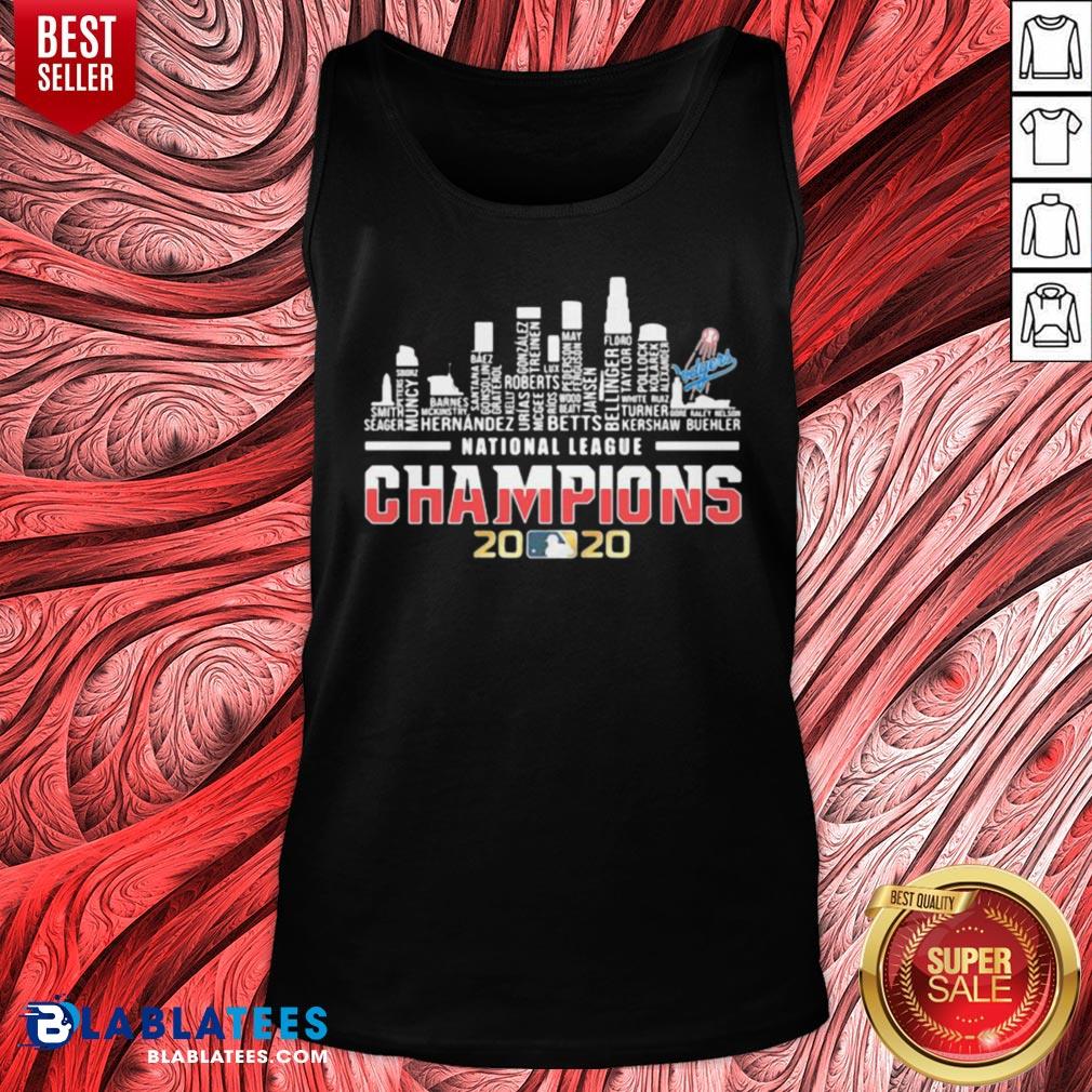 Official Los Angeles Dodgers National League Champions 2020 Shirt