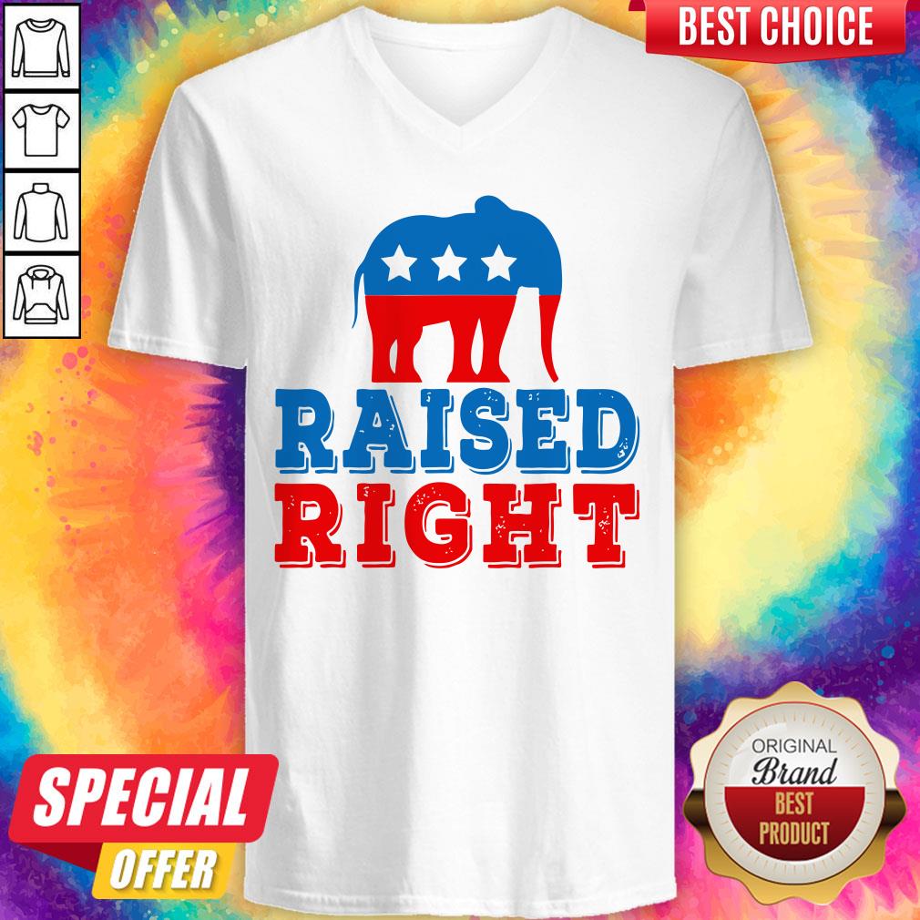 Grateful Elephant Raised Right Shirt