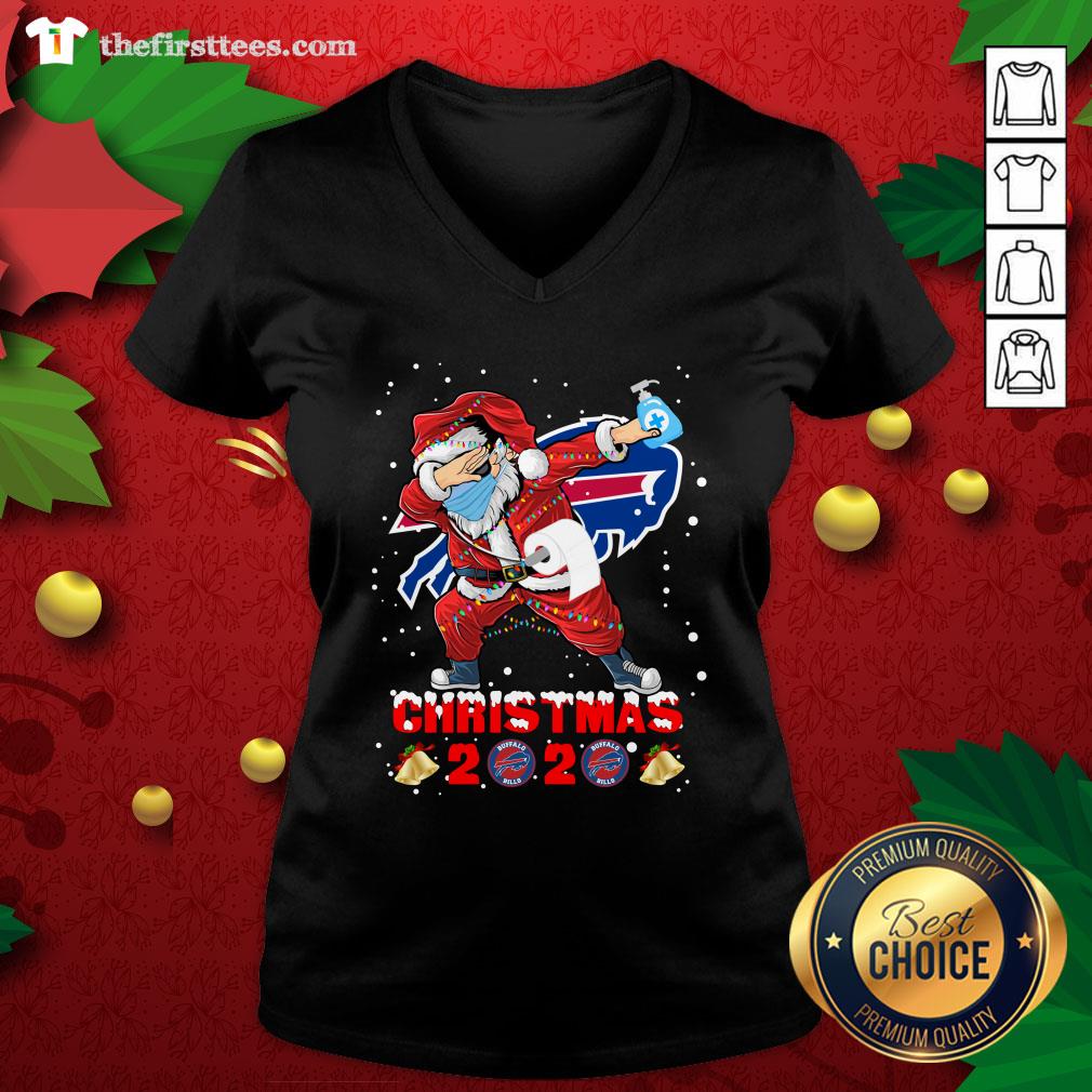 Cute Buffalo Bills Funny Santa Claus Dabbing Christmas 2020 NFL Shirt