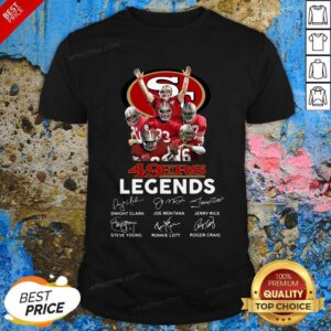 Funny San Francisco 49ers Legends Signatures Shirt