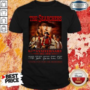 The Searchers 65th Anniversary 1955 2020 Thank You For The Memories Signatures Shirt