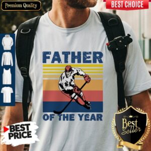 Official Hockey Father Of The Year Vintage Shirt
