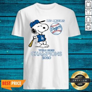 Luxury Snoopy Los Angeles Dodgers World Series Champions 2020 Shirt