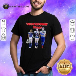 Pretty Buffalo Bills Touchdown Kings Cole Beasley 11 Stefon Diggs 14 Josh Allen 17 Signatures Shirt