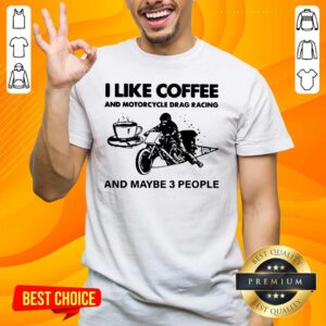 New I Like 22 Coffee And Motorcycle Shirt