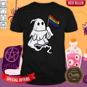 Nice LGBT Ghost For Gay Halloween Shirt
