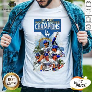 Official LA Dodgers Double Champions 2020 World Series Player Legend Shirt