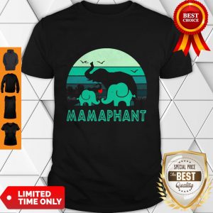 Vintage Elephant Mamaphant Mother’s Day Shirt