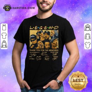 The Rapper Legend Signatures Thank You For The Memories Shirt