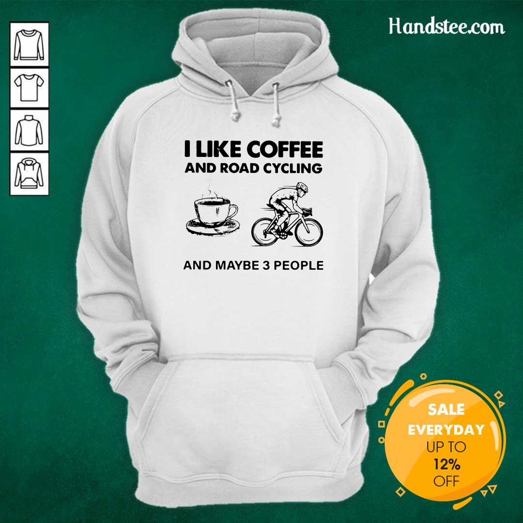 Victimised I Like Coffee And Road Cycling And Maybe 3 People Shirt