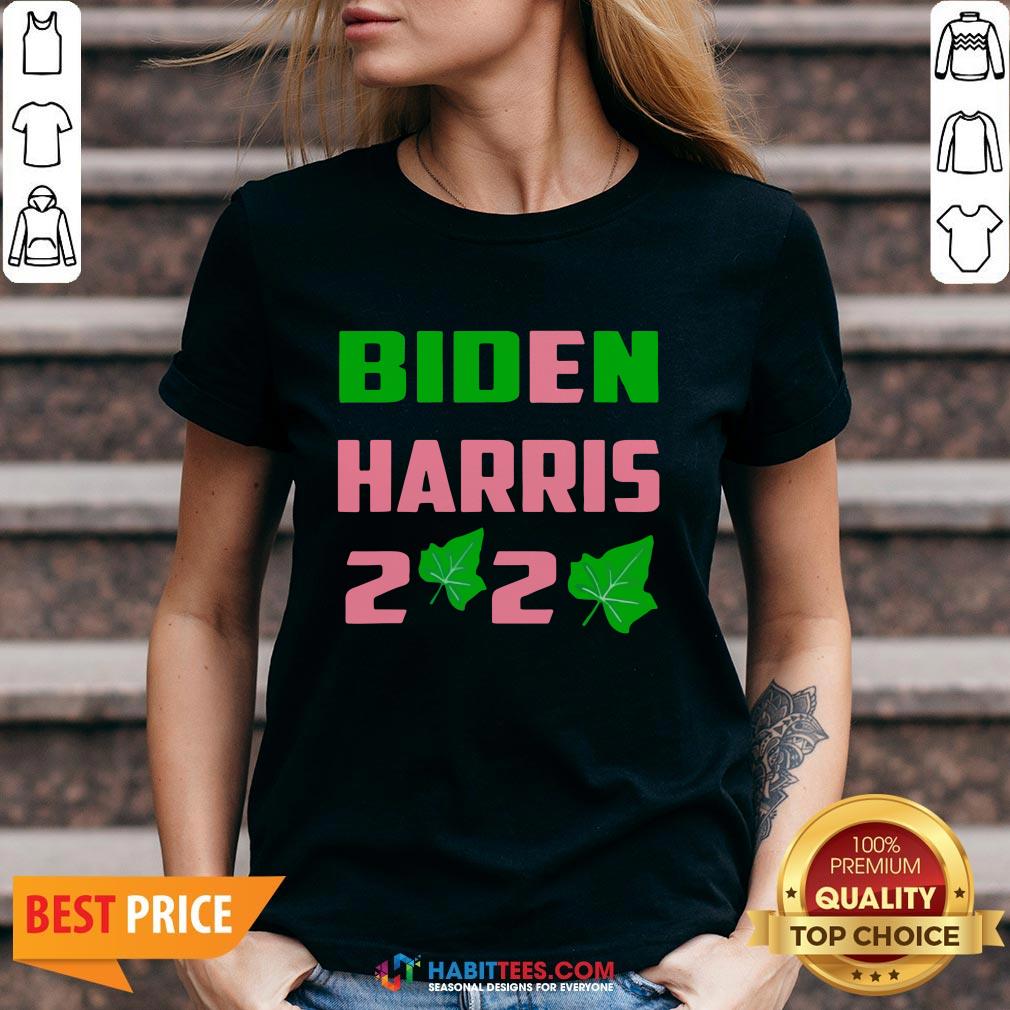 Vip Biden Harris AKA 2020 Election Sorority Green and Pink Shirt