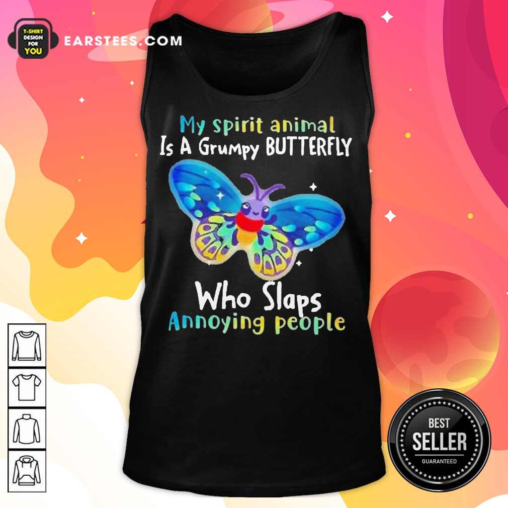 Vip Butterfly Spirit Animal Grumpy Bee Shirt