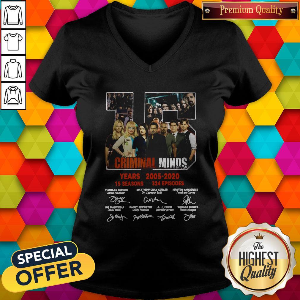 Vip Criminal Minds 15 Years 2005 2020 15 Seasons 324 Episodes Signature Shirt