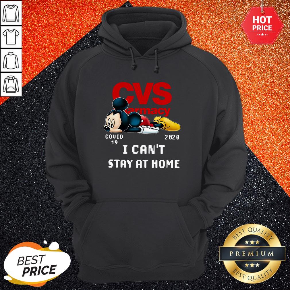 Vip CVS Pharmacy Mickey Mouse Covid 19 2020 I Can’t Stay At Home Shirt