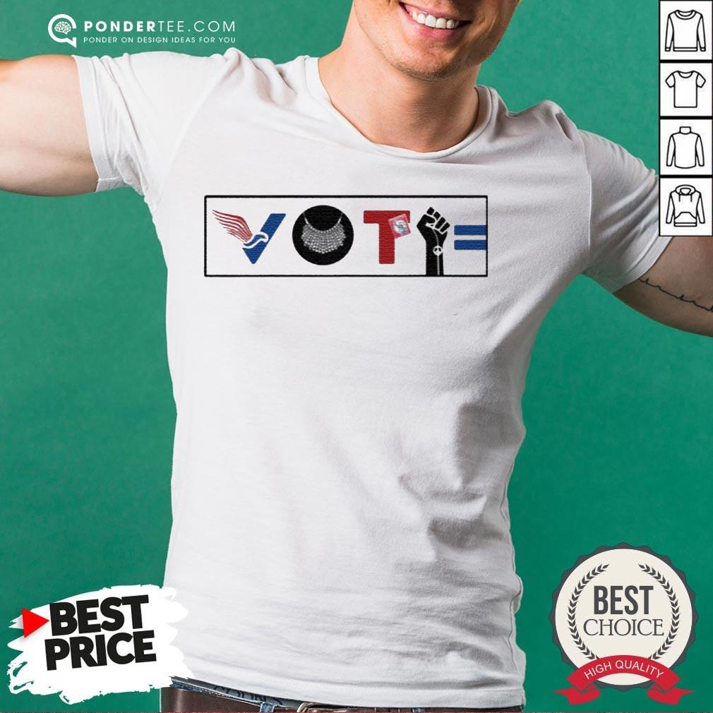 Vote For Liberty RBG Peace BLM Equality Shirt