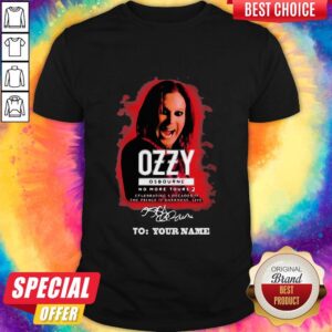 Ozzy Osbourne No More Tours 2 Celebrating 5 Decades Of The Prince Of Darkness Live Signatures Shirt