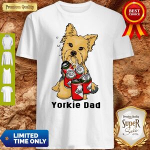 Premium Yorkie Dad And Beer Shirt