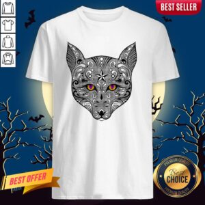 Sugar Skulls Vecta Fox Day Of The Dead Dia De Muertos Shirt