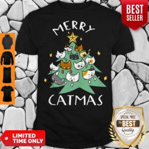 Premium Merry Catmas Funny Cool Christmas Shirt