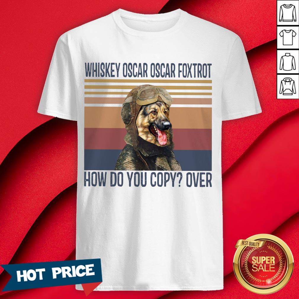 Whisky Pilot Whiskey Oscar Oscar Foxtrot Shirt