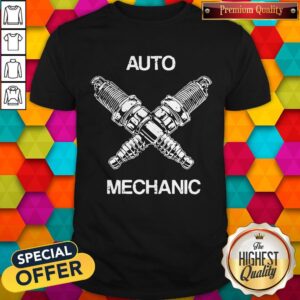 Perfect Auto Mechanic Two Screws White Shirt