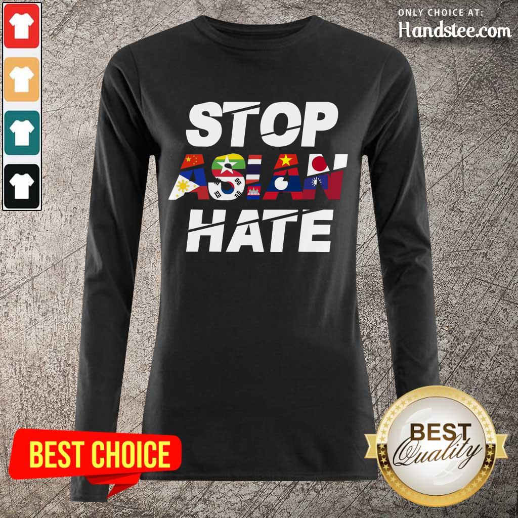 Wonderful Stop Asian Hate Flag Terrific Shirt