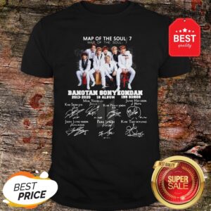 Map Of The Soul 7 Bangtan Sonyeondan 2013-2020 18 Album 199 Songs Signatures Shirt