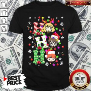 Pretty Harry Potter Ho Ho Ho Christmas Light Shirt