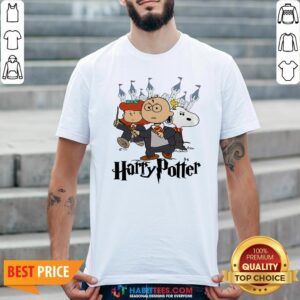 Snoopy And Charlie Brown And Lucy Van Pelt Harry Potter Shirt