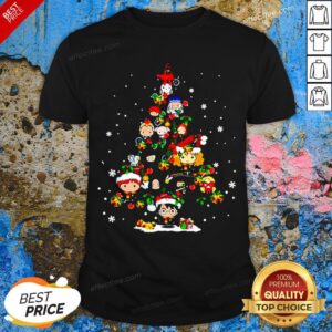Merry Christmas Harry Potter Chibi Tree Shirt