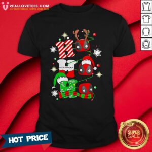 Sweet Deadpool Ho Ho Ho Merry Christmas Shirt