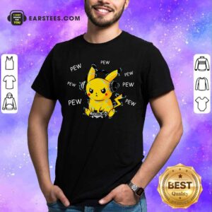 Pikachu Play Game Pew Pew Shirt