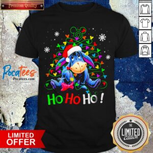 Eeyore Ho Ho Ho Cute Christmas Shirt