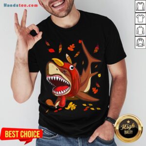 Perfect Shark With Fall Thanksgiving Shirt
