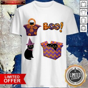 Boo Black Cat Happy Halloween Day 2020 Shirt
