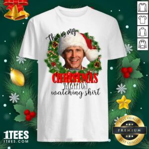 Official Santa Michael Scott This Is My Christmas Vacation Watching Shirt