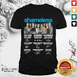 Pretty Shameless All Cast Signed 2011 2020 10 Seasons 124 Episodes Signatures Shirt