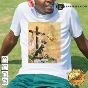 Top German Shepherd God Hand Shirt