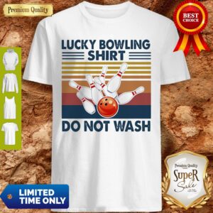 Official Lucky Bowling Shirt Do Not Wash Vintage Shirt